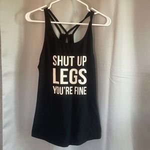 CVG open back/strappy tank Medium GUC